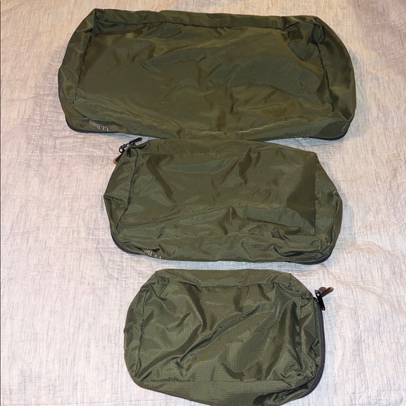 L.L. Bean Green Ripstop Mesh Packing Cube Travel Set (3 pcs) - Picture 8 of 8